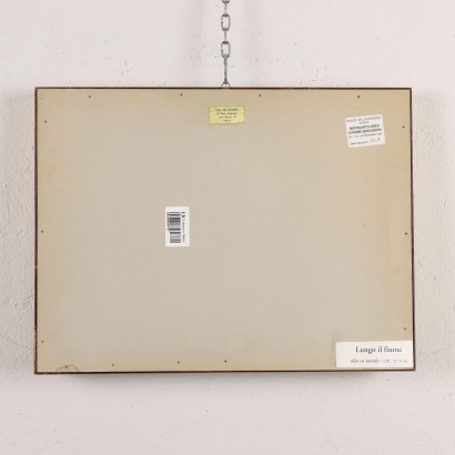 Gemälde von Romeo Borgognoni, Entlang des Flusses, Romeo Borgognoni, Romeo Borgognoni