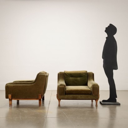 Par de sillones, sillones de los años 60.