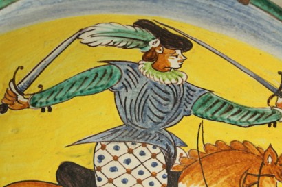 Televisores de antigüedades de Montelupo Fiorentino, cerámica, placa, Montelupo Fiorentino, de principios del siglo XVII