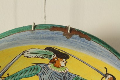 Televisores de antigüedades de Montelupo Fiorentino, cerámica, placa, Montelupo Fiorentino, de principios del siglo XVII