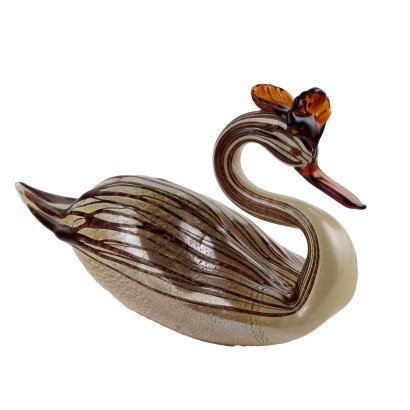 Pájaro Acuático de Cristal de Murano Sergio Costantini