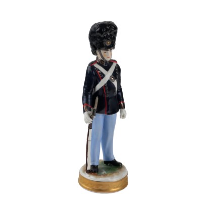 Rudolf Kammer Figura de soldado de porcelana de Dresde