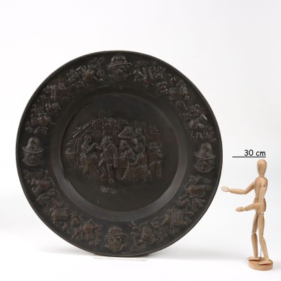 Paire d'assiettes de défilé Lamierin