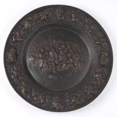 Paire d'assiettes de défilé Lamierin