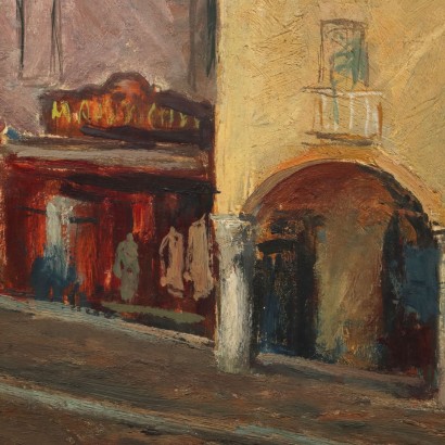 Gemälde von Riccardo Viriglio, Stadtansicht, Riccardo Viriglio, Riccardo Viriglio, Riccardo Viriglio, Riccardo Viriglio