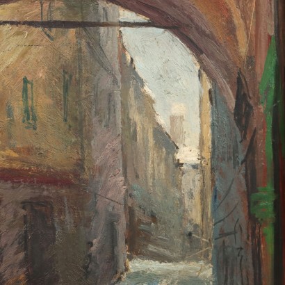 Gemälde von Riccardo Viriglio, Stadtansicht, Riccardo Viriglio, Riccardo Viriglio, Riccardo Viriglio, Riccardo Viriglio