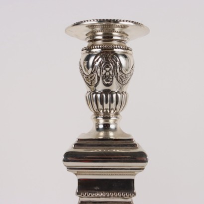Paar Kerzenleuchter aus 835er Silber