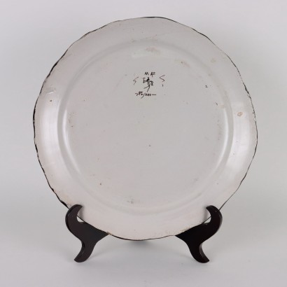 Piatto da Parata in Maiolica M.A.P. Me
