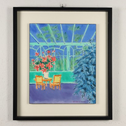 Dipinto di Egidio Bonfante,Scorcio di interno,Egidio Bonfante,Egidio Bonfante,Egidio Bonfante,Egidio Bonfante,Egidio Bonfante