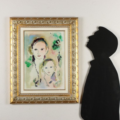 Pintura de Ernesto Treccani,Rostros,Ernesto Treccani,Ernesto Treccani,Ernesto Treccani,Ernesto Treccani