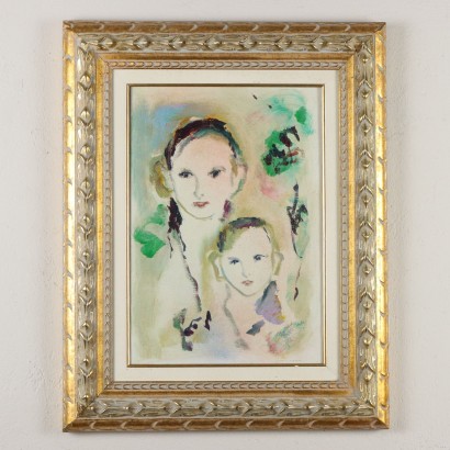 Pintura de Ernesto Treccani,Rostros,Ernesto Treccani,Ernesto Treccani,Ernesto Treccani,Ernesto Treccani