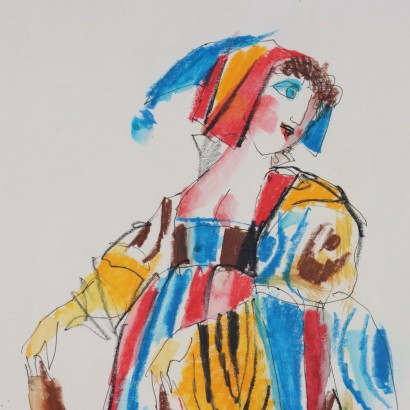 Dibujo de Emanuele Luzzati.