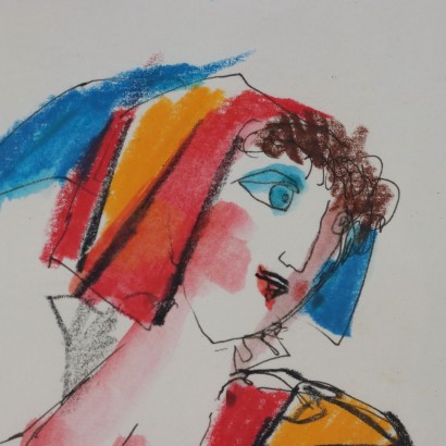 Dibujo de Emanuele Luzzati,Fiammetta,Emanuele Luzzati,Emanuele Luzzati,Emanuele Luzzati,Emanuele Luzzati,Emanuele Luzzati