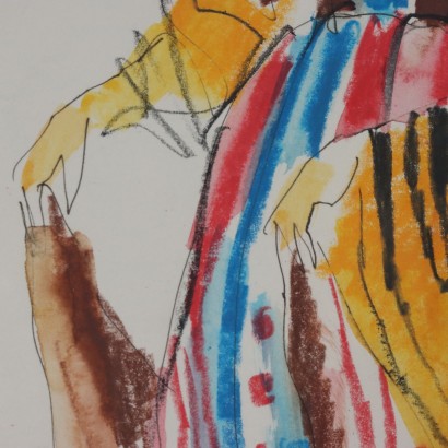 Dibujo de Emanuele Luzzati,Fiammetta,Emanuele Luzzati,Emanuele Luzzati,Emanuele Luzzati,Emanuele Luzzati,Emanuele Luzzati
