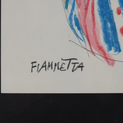 Dibujo de Emanuele Luzzati,Fiammetta,Emanuele Luzzati,Emanuele Luzzati,Emanuele Luzzati,Emanuele Luzzati,Emanuele Luzzati