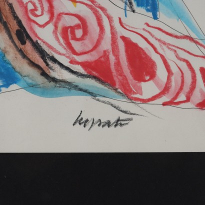 Dibujo de Emanuele Luzzati,Fiammetta,Emanuele Luzzati,Emanuele Luzzati,Emanuele Luzzati,Emanuele Luzzati,Emanuele Luzzati