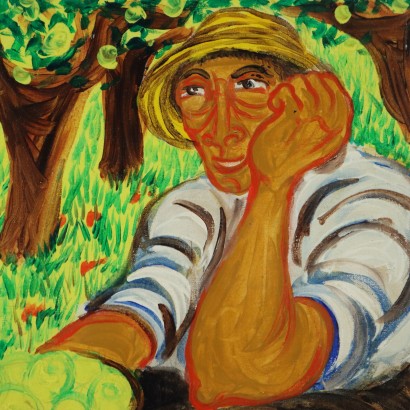Dipinto di Giuseppe Migneco