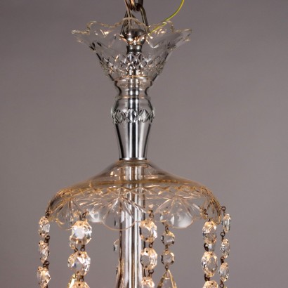Large Glass Chandelier