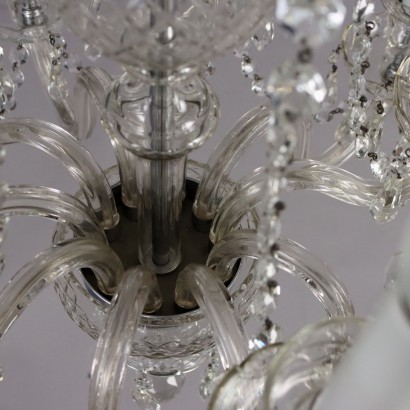 Large Glass Chandelier