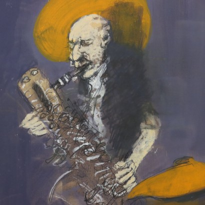Dipinto di Giancarlo Cazzaniga