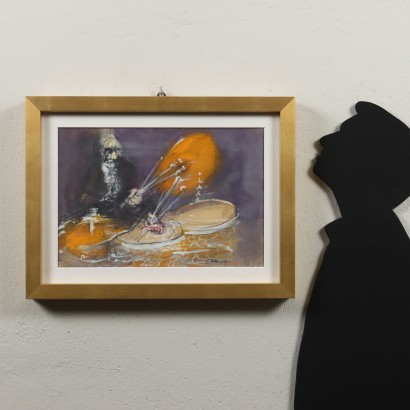 Pintura de Giancarlo Cazzaniga,Jazz man - El baterista,Giancarlo Cazzaniga,Giancarlo Cazzaniga,Giancarlo Cazzaniga,Giancarlo Cazzaniga,Giancarlo Cazzaniga