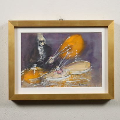 Pintura de Giancarlo Cazzaniga,Jazz man - El baterista,Giancarlo Cazzaniga,Giancarlo Cazzaniga,Giancarlo Cazzaniga,Giancarlo Cazzaniga,Giancarlo Cazzaniga