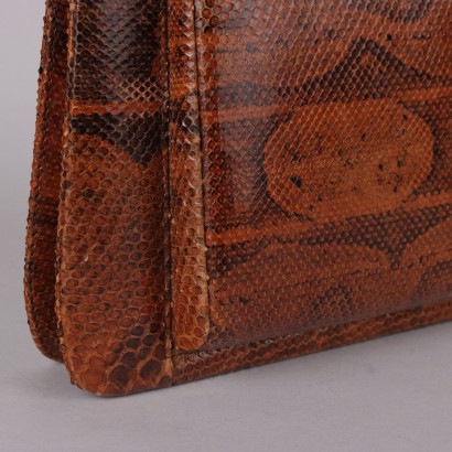 Bolso de mano de reptil vintage