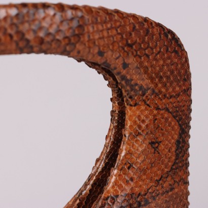 Bolso de mano de reptil vintage