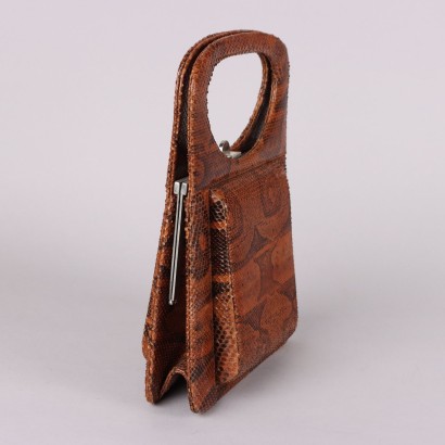 Bolso de mano de reptil vintage