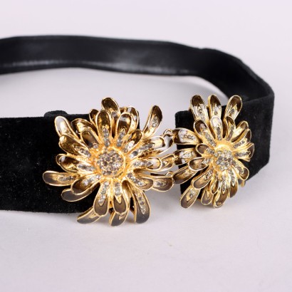 Vintage Gürtel mit Blumen
