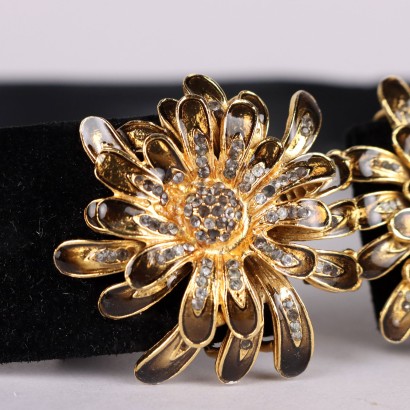 Vintage Gürtel mit Blumen