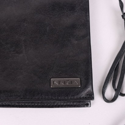 Krizia Vintage Black Shoulder Bag