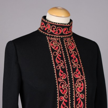 Maglia Lunga Vintage con Ricami