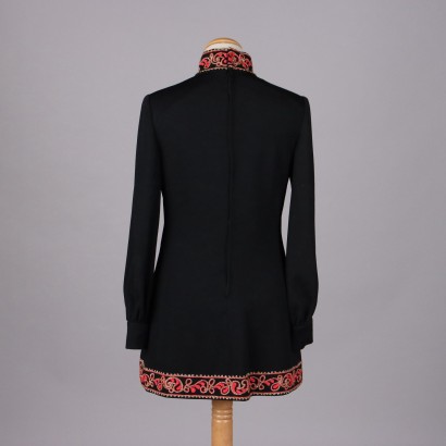 Maglia Lunga Vintage con Ricami
