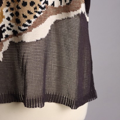 Krizia Maglia Vintage con Tigre