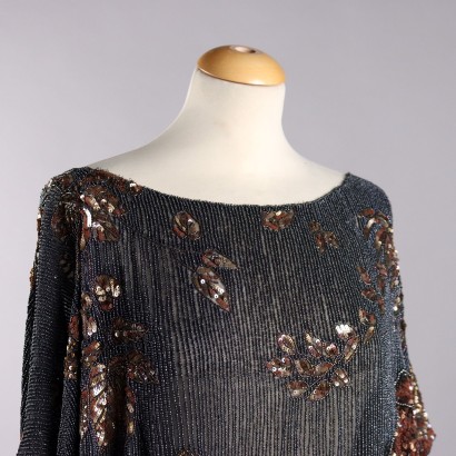 Krizia Poncho Vintage con Tigre e Pant