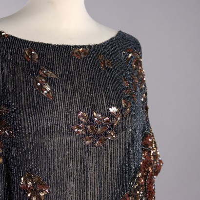 Krizia Poncho Vintage con Tigre e Pant