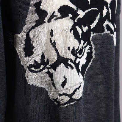 Krizia Vintage sweater with Pantera