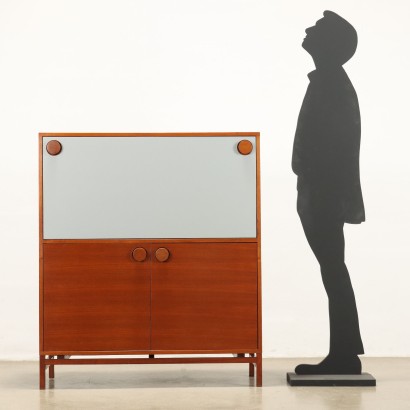 Mobiletto,Mobile con Scrittoio Anni 60