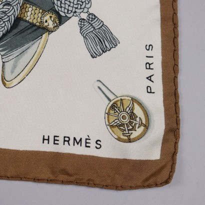 Hermes Vintage Foulard Militaire Chapeaux
