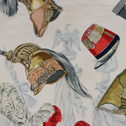 Hermes Vintage Foulard Militaire Chapeaux