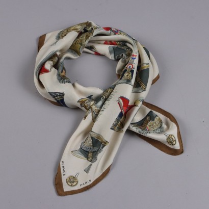 Hermes Vintage Foulard Militaire Chapeaux