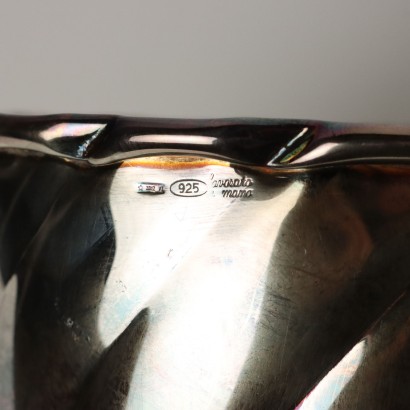Cesta para hielo en plata 925 V.