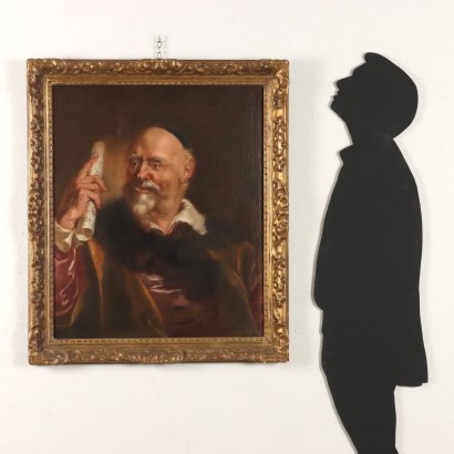 Dipinto ritratto di musicista