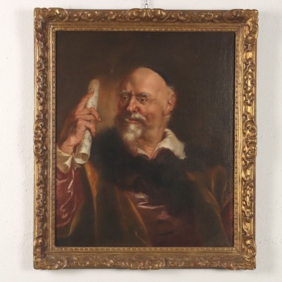 Dipinto ritratto di musicista