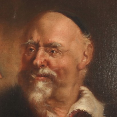 Dipinto ritratto di musicista