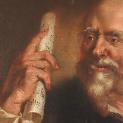 Dipinto ritratto di musicista