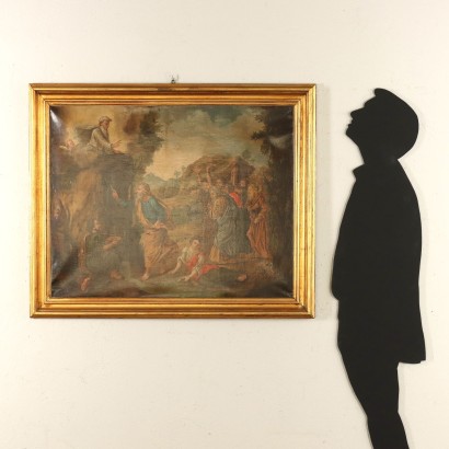Dipinto Mosè fa scaturire l0apostr,Mosè fa scaturire l'acqua ,Dipinto Mosè fa scaturire l0apostroph