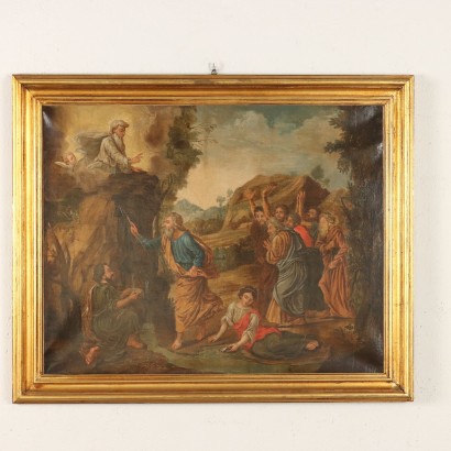 Dipinto Mosè fa scaturire l0apostr,Mosè fa scaturire l'acqua ,Dipinto Mosè fa scaturire l0apostroph