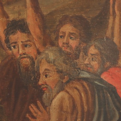 Dipinto Mosè fa scaturire l0apostr,Mosè fa scaturire l'acqua ,Dipinto Mosè fa scaturire l0apostroph